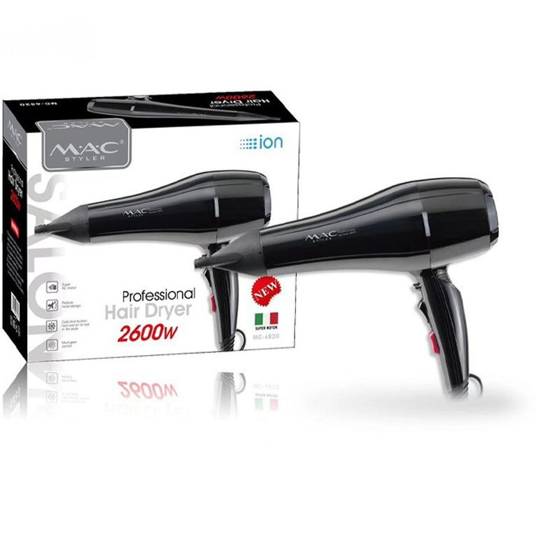 خرید سشوار باکیفیت و قسمت مناسب 2600 وات مک استایلر