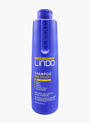 قیمت و خرید بهترین شامپو بدون سولفات مخصوص موی چرب لیندو بدون سولفات حاوی کراتین سرد لیندو