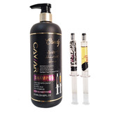 خرید و قیمت پرفروش ترین شامپو خاویار کندی به همراه ویال تقویتی