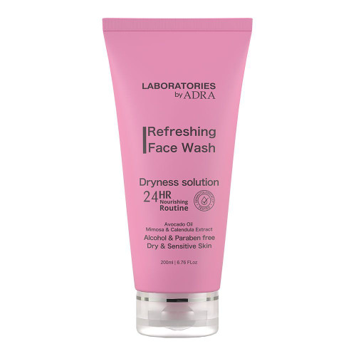 قیمت و خرید بهترین ژل شستشوی مناسب پوست خشک و حساس بدون الکل لابراتوریز آدرا