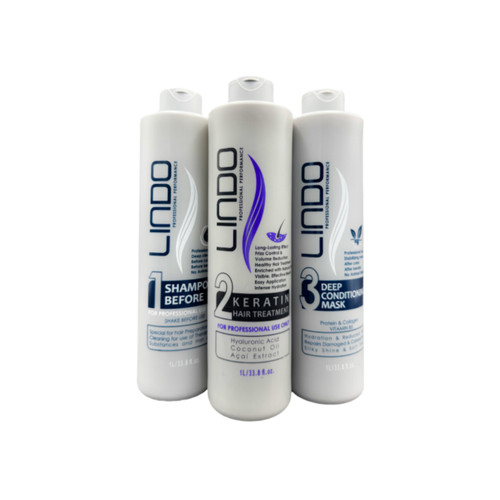 قیمت و خرید بهترین پک کراتین و احیای مو لیندو در قم