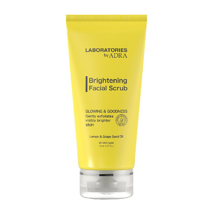 قیمت و خرید بهترین اسکراب روشن کننده و سفید کننده ی صورت لابراتوریز آدرا