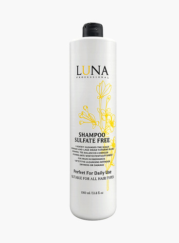 شامپو بدون سولفات لونا پروفشنال مناسب استفاده روزانه برای انواع مو